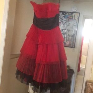 Betsey Johnson red cocktail dress